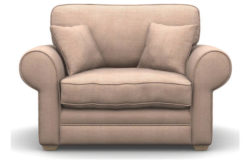 Heart of House Chedworth Fabric Cuddle Chair - Old Rose